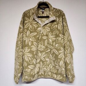 Vintage Patagonia Synchilla Marsupial Snap-T Pullover Tropical Light Olive XL